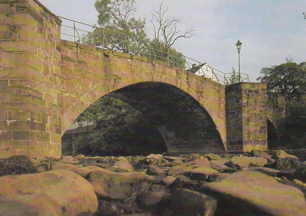 Ansichtskarte Heckinghauser Wupperbrücke