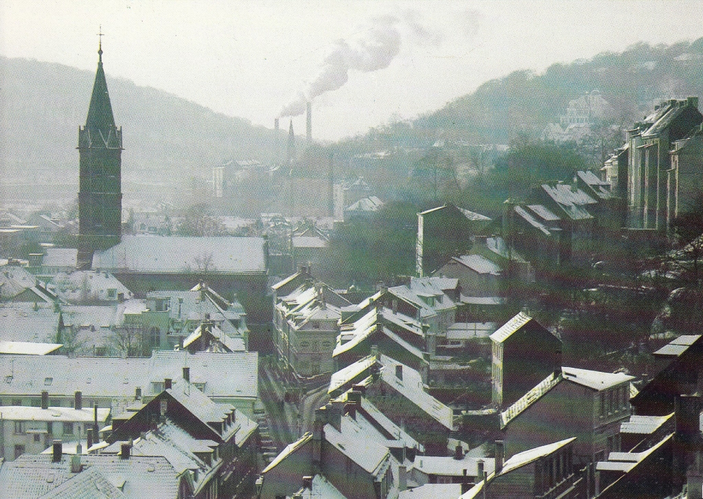 Ansichtskarte Wuppertal Winter Laurentius Viertel