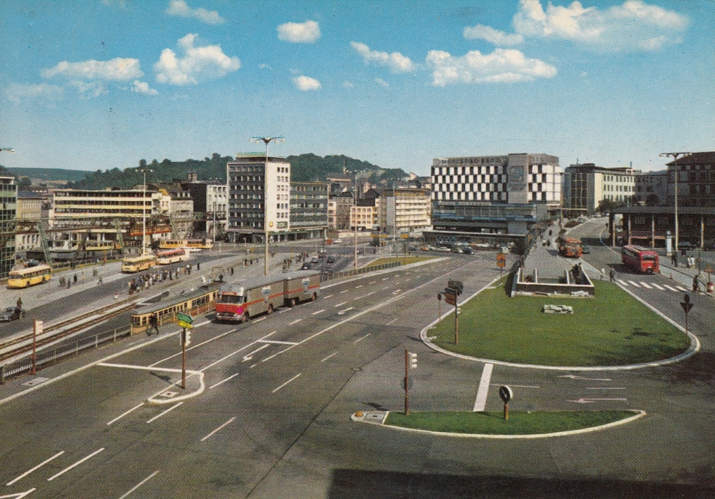 Ansichtskarte Wuppertal Döppersberg