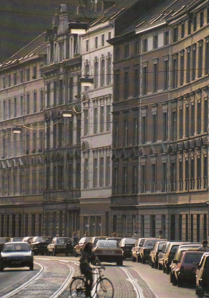Ansichtskarte Häuserzeile Wuppertal